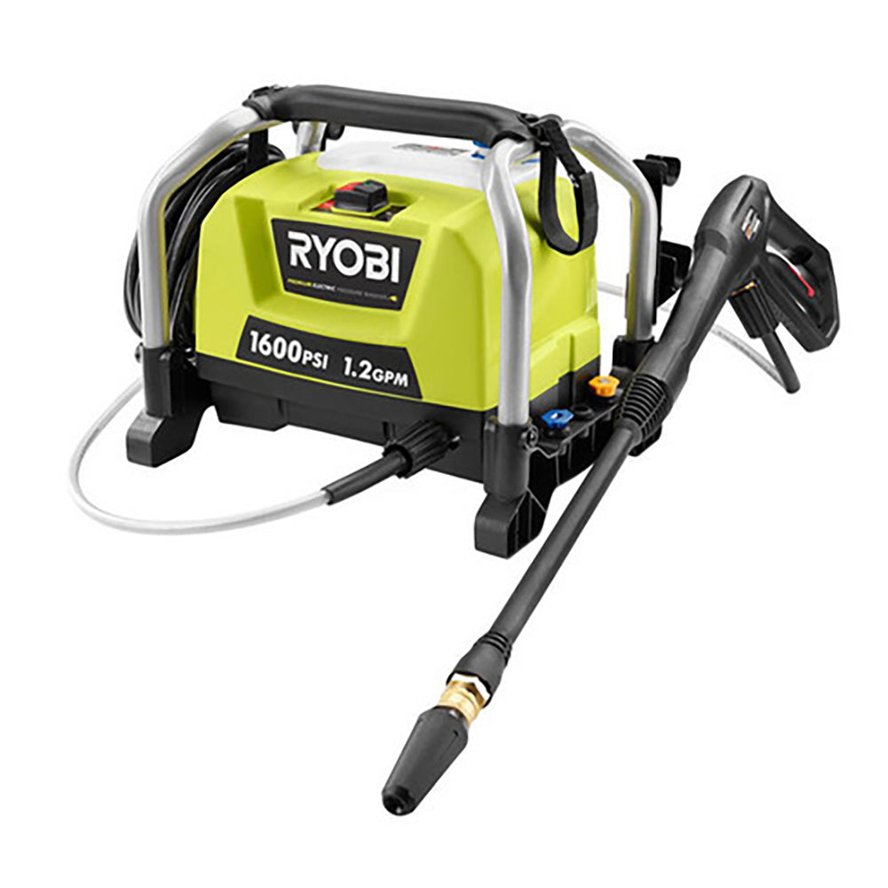 RYOBI 1,600 PSI 1.2 GPM Electric Pressure Washer with 12 in. Surface Cleaner