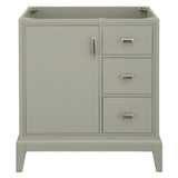 Shaelyn 30 in. W x 21.75 in. D Vanity Cabinet Only in White - Super Arbor
