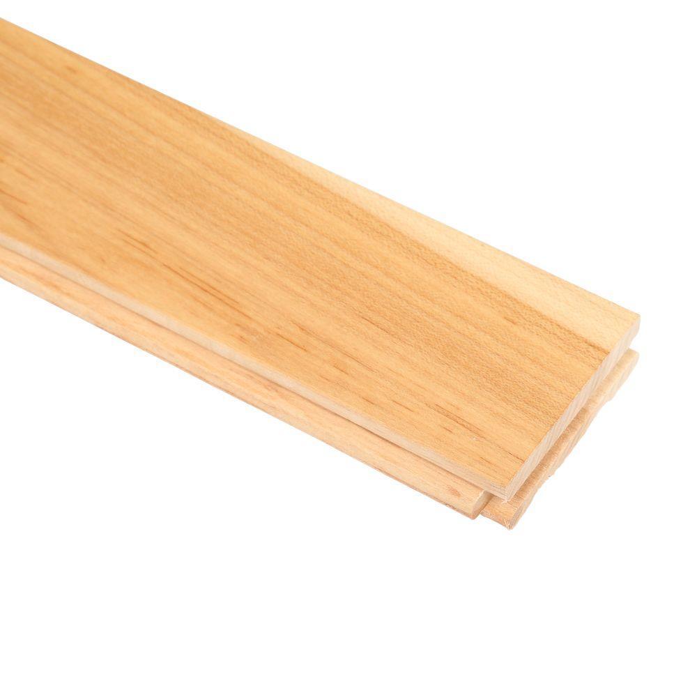 Bruce Natural Maple 3/4 in. Thick x 2-1/4 in. Wide x Varying Length Solid Hardwood Flooring (20 sq. ft. / case) - Super Arbor
