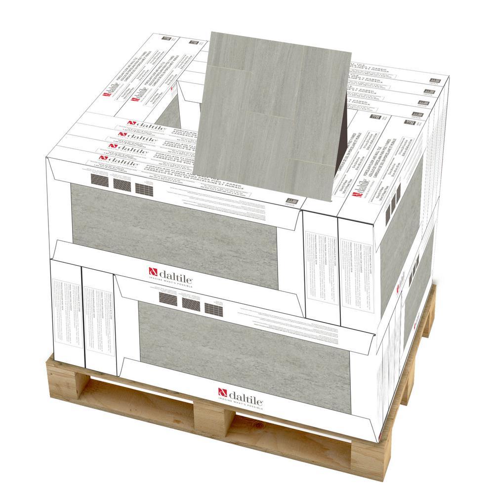 Nova Falls Gray 12 in. x 24 in. Porcelain Floor and Wall Tile (374.4 sq. ft. / pallet) - Super Arbor