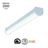 2 ft. Linear White Integrated LED Ceiling Strip Light with 2510 Lumens, 4200K, Dimmable - Super Arbor