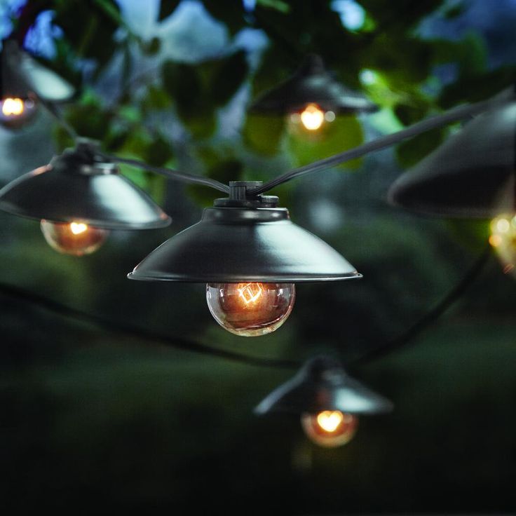 Outdoor/Indoor 11 ft. Line Voltage G40 Bulb Incandescent String Light (10-Heads)