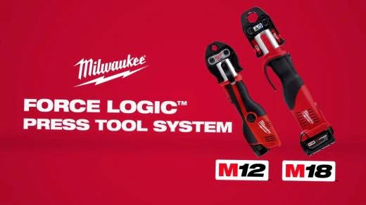 Milwaukee M12 12-Volt Lithium-Ion FORCE LOGIC Press Tool Kit with 3 Jaws + Free M12 FUEL HACKZALL Kit