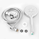 3-Spray 4.63 in. Single Wall Mount Handheld Adjustable Shower Head in Chrome Polished - Super Arbor