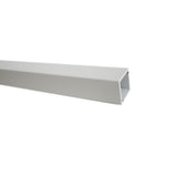 32 in. x 3/4 in. White Aluminum Square Deck Railing Baluster (5-Pack) - Super Arbor