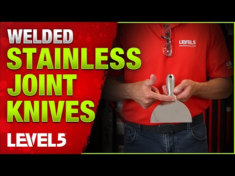 LEVEL5 10 in. Welded Stainless Steel Professional Joint Knife (5-410)