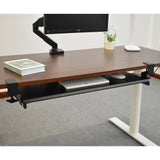 AIRLIFT 360 Clamp-On Extra-Wide Under Desk Sliding Ball-Bearing Keyboard Tray - Super Arbor