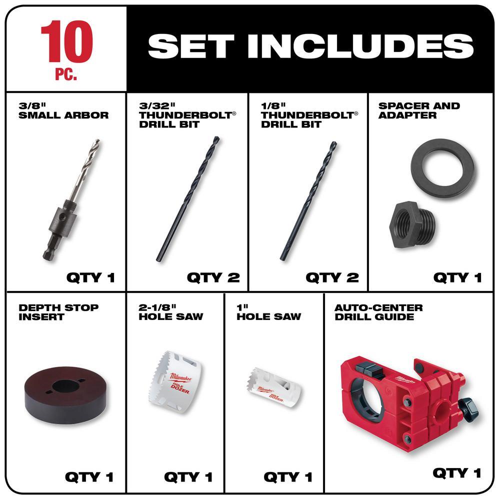 Door Lock Installation Bi-Metal Hole Saw Set - Super Arbor