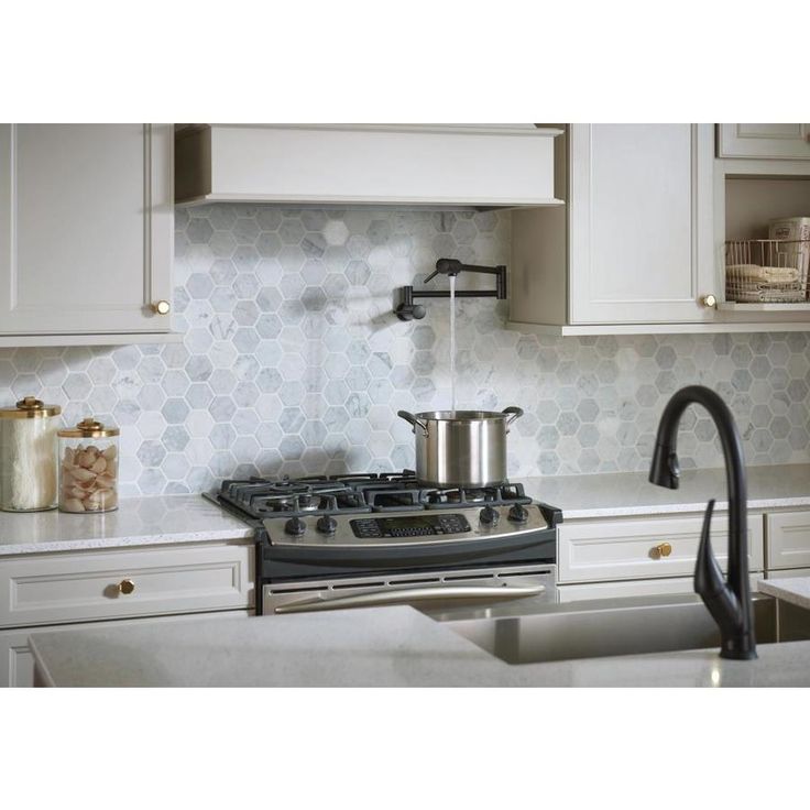 Delta Contemporary Matte Black 2-Handle Wall-Mount Pot Filler Handle Kitchen Faucet