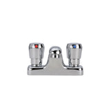 AquaSpec Single-Handle Metering Utility Faucet with Push-Button Handles in Chrome - Super Arbor