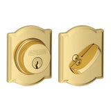 Camelot Aged Bronze Single Cylinder Deadbolt - Super Arbor