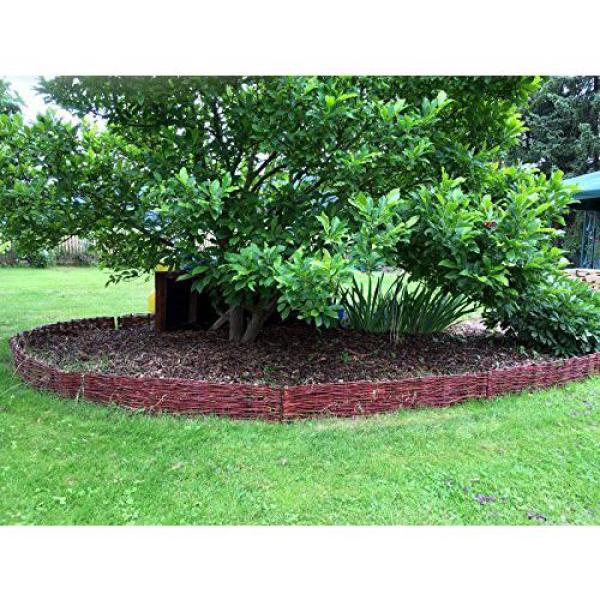 MGP 4 ft. Woven Willow Edging - Super Arbor