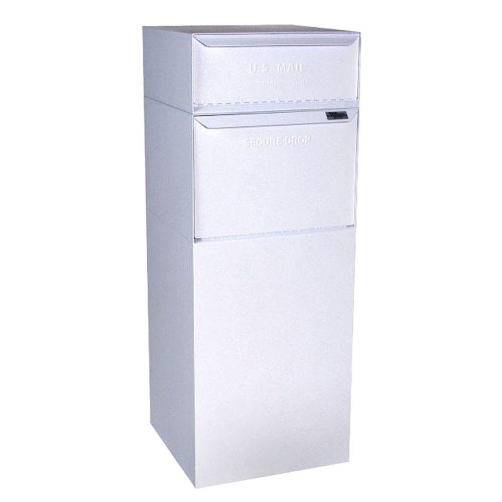 Full Service Vault Mailbox with Mail and Package Delivery in Black - Super Arbor