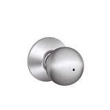 Schlage Orbit Satin Chrome Privacy Lockset, ANSI Grade 2, 1-3/4 in.
