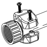 1/2 in. Plastic Garden Female Thread Hose Repair - Super Arbor