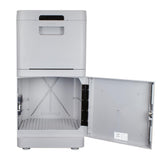 Gray Floor Mount Parcel Security Mailbox - Super Arbor