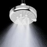 2-Spray 4.63 in. Single Wall Mount Body Spray Fixed Shower Head in Chrome - Super Arbor