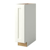 allen + roth Aveley 9-in W x 34.5-in H x 24-in D Linen Maple Door Base Semi-Custom Cabinet