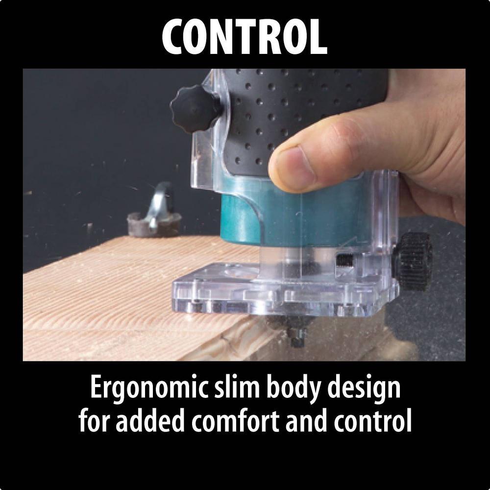4 Amp 1/4 in. Fixed Base Laminate Trimmer - Super Arbor