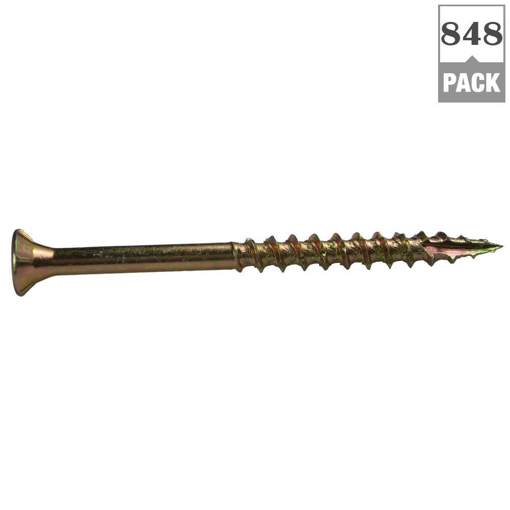 #8 x 2-1/2 in. Phillips Bugle-Head Construction Screw (10 lbs./Box)