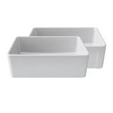 La Toscana Farmhouse Apron-Front Fireclay 27 in. Single Basin Kitchen Sink in White
