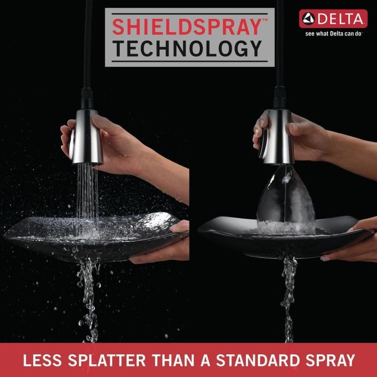 Delta Addison Touch2O Chrome 1-Handle Deck-Mount Pull-Down Touch Kitchen Faucet (Deck Plate Included)