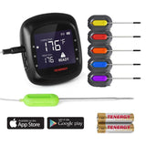 Solis Bluetooth Digital Food Thermometer with Six Probes