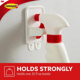 White Spray Bottle Hanger with 2-Large Adhesive Strips - Super Arbor