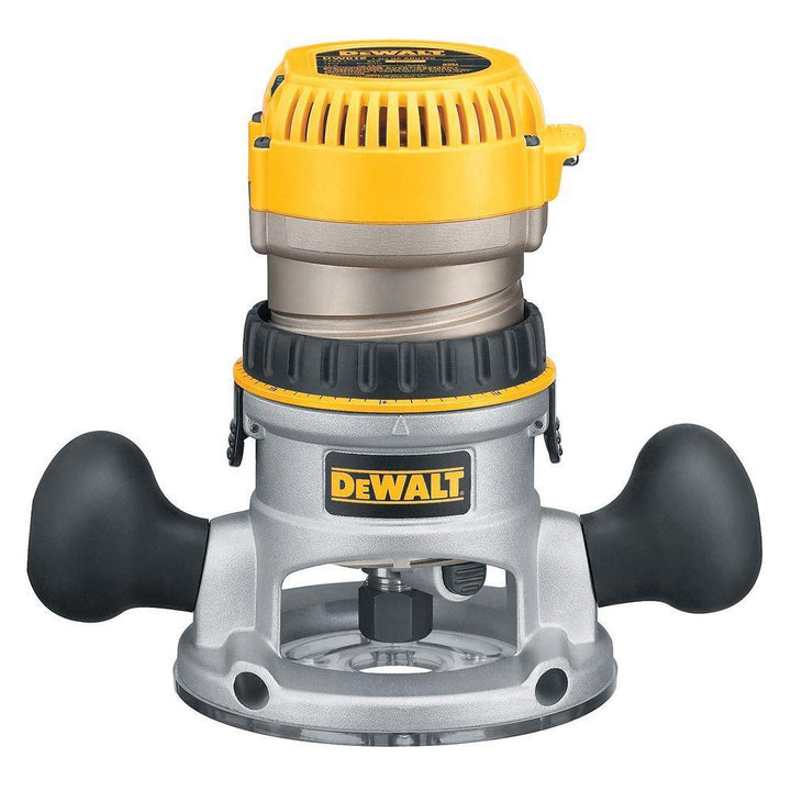 12 Amp Corded 2-1/4 Horsepower Electronic Variable Speed Fixed Base Router with Soft Start - Super Arbor