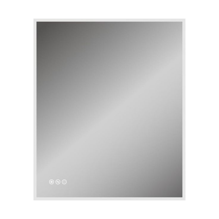 30 in. x 36 in. LED Lighted Single Frameless Bathroom Mirror