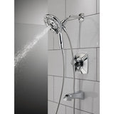Vesna In2ition 2-in-1 Single-Handle 5-Spray Tub and Shower Faucet in Chrome (Valve Included) - Super Arbor