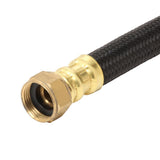3/4 in. FIP x 7/8 in. O.D. Compression x 24 in. Polymer Braided Water Heater Connector (0.57 in. I.D.) - Super Arbor
