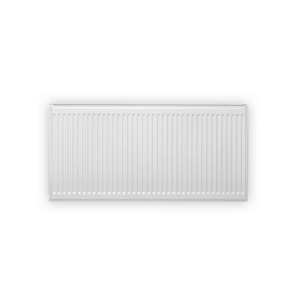 20 in. H x 36 in. L Hot Water Panel Radiator Package in White - Super Arbor