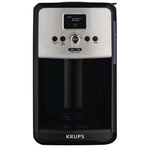 Krups 12-Cup Black Residential Drip Coffee Maker