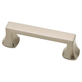 Mandara 5-1/16 in. (128mm) Center-to-Center Satin Nickel Drawer Pull (25-Pack) - Super Arbor