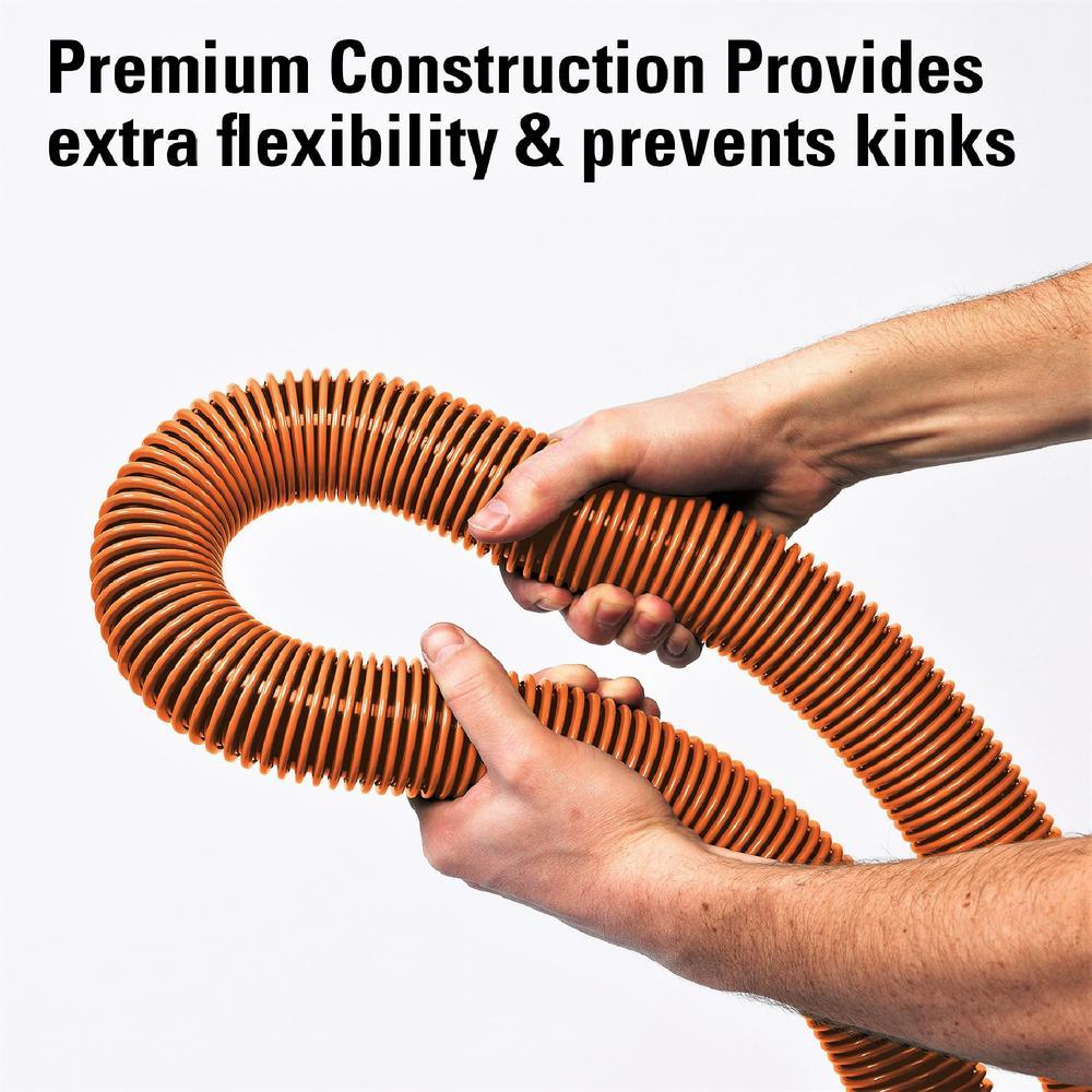 1-7/8 in. x 10 ft. Pro-Grade Locking Vacuum Hose Kit for RIDGID Wet/Dry Shop Vacuums - Super Arbor
