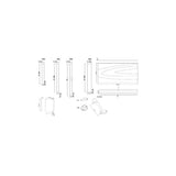 Brookings 96 in. Cabinet Corner Molding in Espresso - Super Arbor