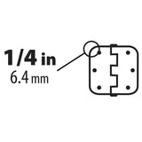 3-1/2 in. Satin Nickel 1/4 in. Radius Door Hinges Value Pack (3-Pack)