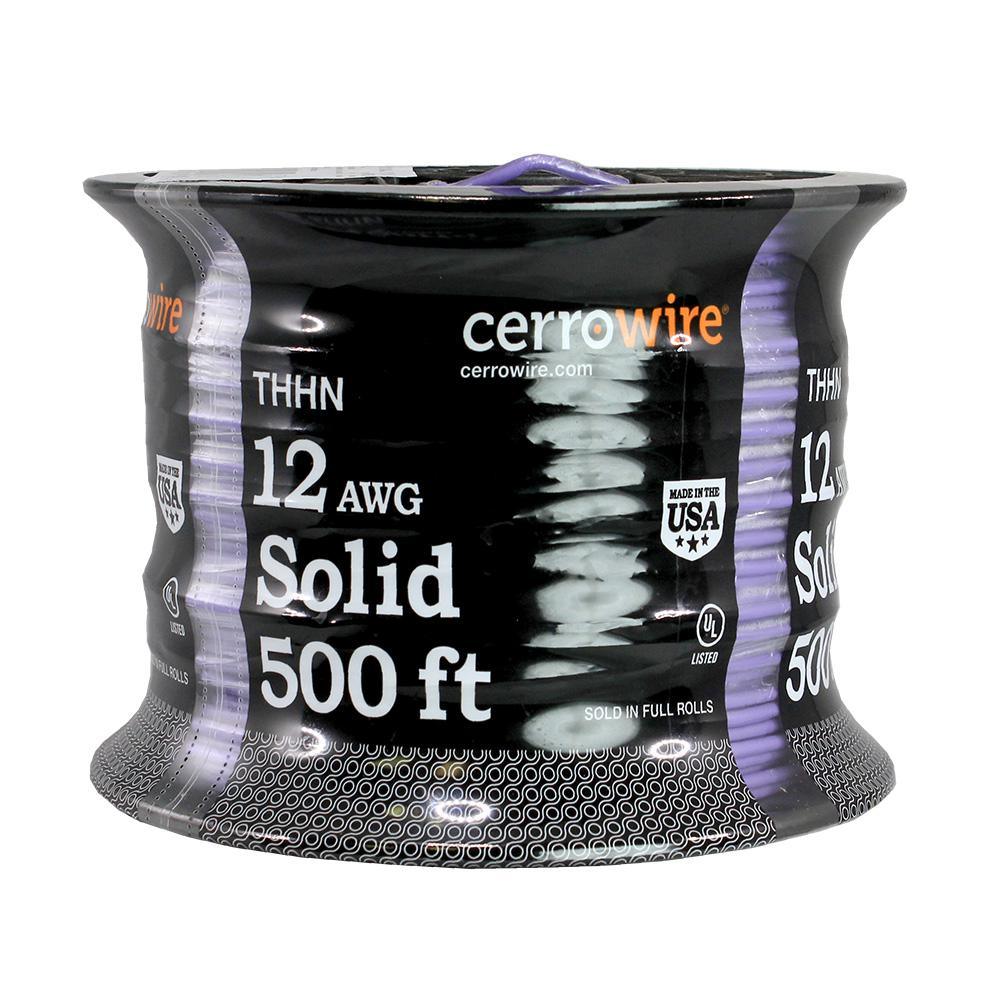 500 ft. 12/1 Green Solid THHN Wire - Super Arbor