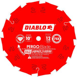 12 in. x 16-Tooth Polycrystalline-Diamond (PCD) Tipped Ultimate Flooring Blade - Super Arbor