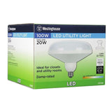 Westinghouse 100W Equivalent Warm White (2,700K) DLR64 Utility Medium Base LED Light Bulb
