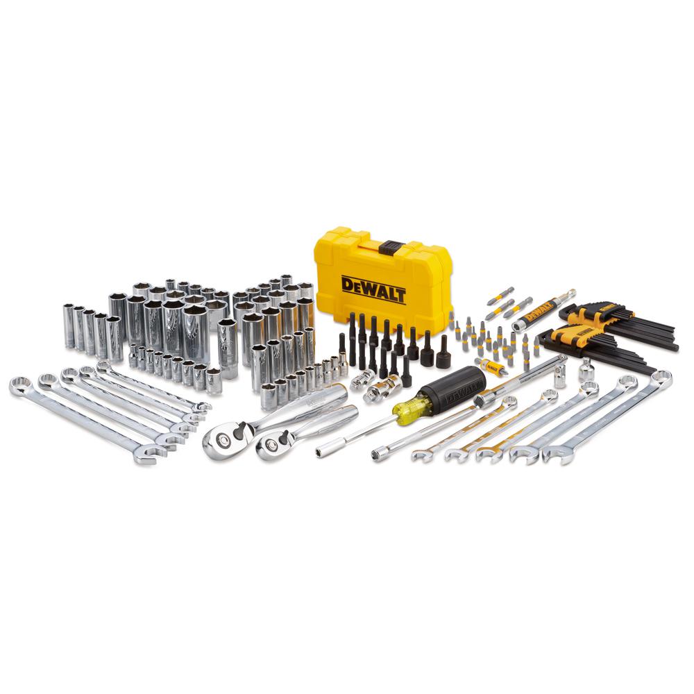 20-Volt MAX XR Lithium-Ion Cordless Premium 1/2 in. Brushless Hammer Drill Kit with Bonus 142-Piece Mechanics Tool Set - Super Arbor