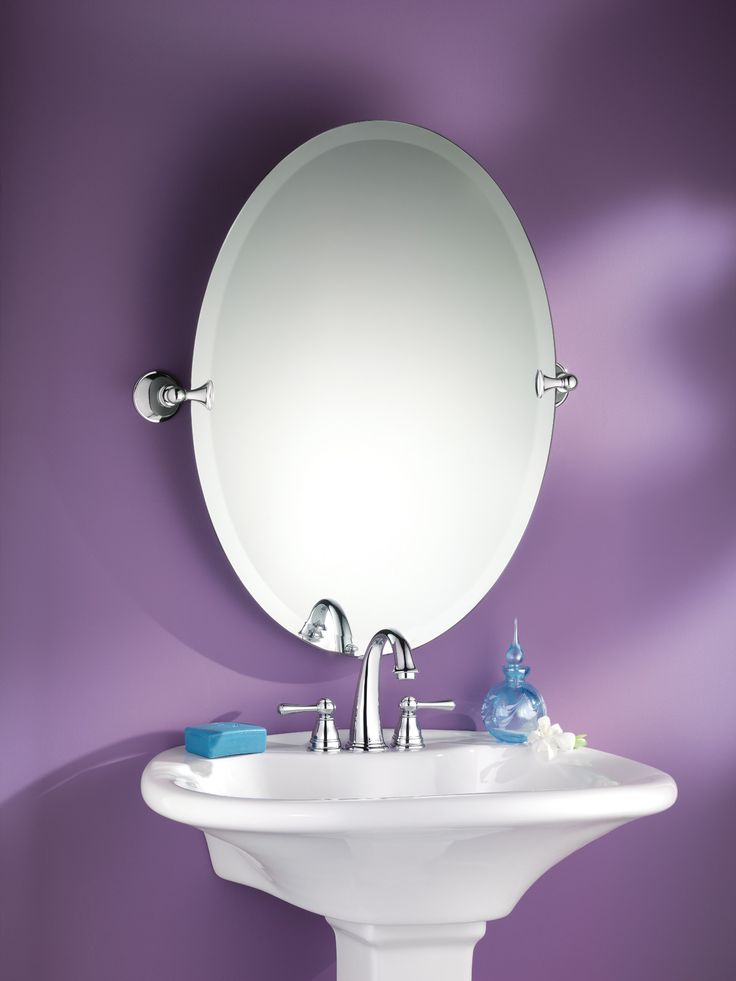 Glenshire 26 in. x 22 in. Frameless Pivoting Wall Mirror in Chrome