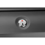 Aspen Locking Wall Mount Mailbox Graphite - Super Arbor