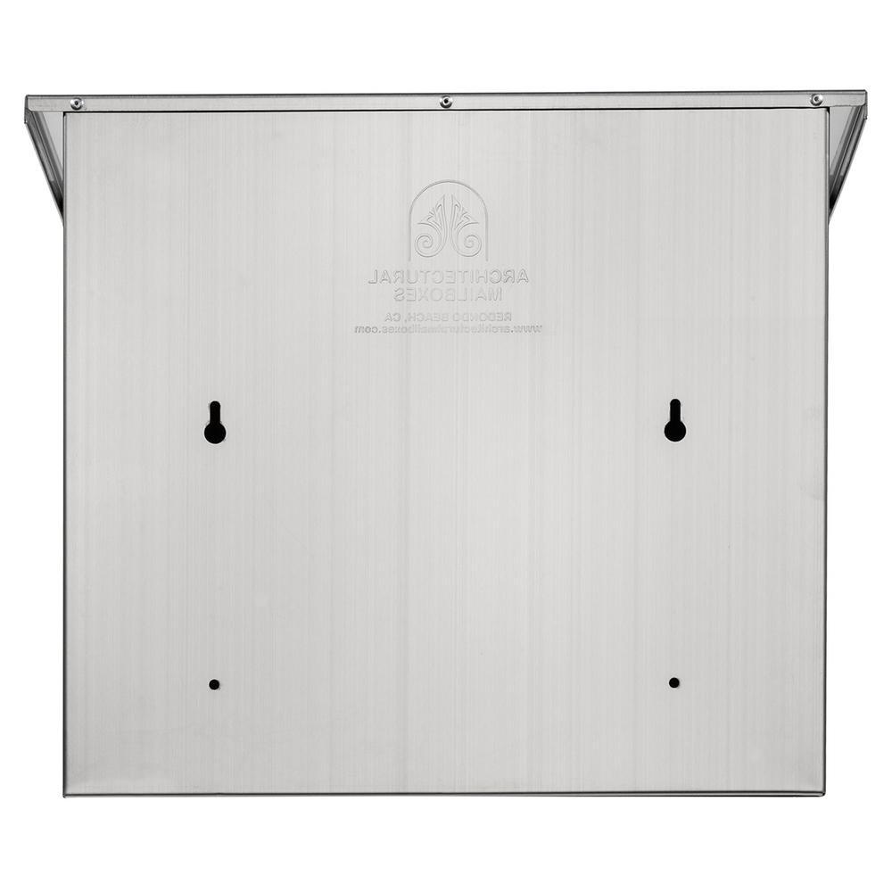 Maya Locking Stainless Steel Wall Mount Mailbox - Super Arbor