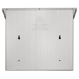 Maya Locking Stainless Steel Wall Mount Mailbox - Super Arbor