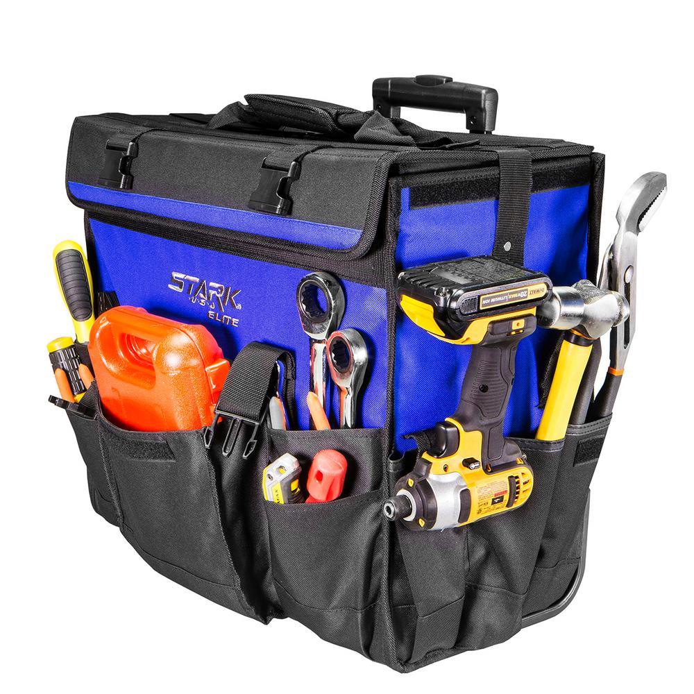20 in. x 12 in. Jobsite Rolling Tool Bag Backpack - Super Arbor