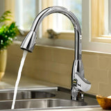 Colony Soft Single-Handle Pull-Down Sprayer Kitchen Faucet with 2.2 GPM in Polished Chrome - Super Arbor