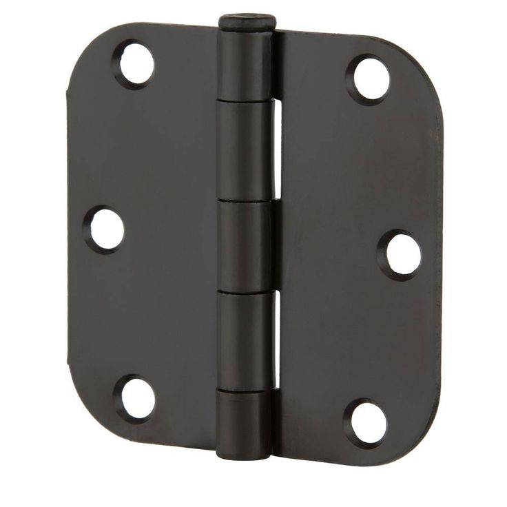 3 in. Oil-Rubbed Bronze 5/8 in. Radius Door Hinge