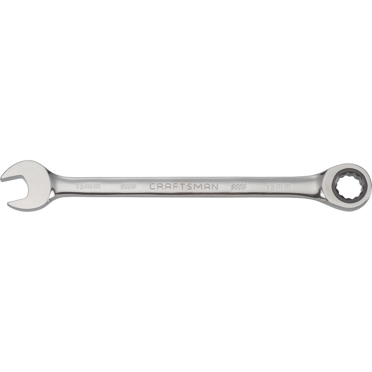Craftsman 15 mm 12 Point Metric Ratcheting Wrench, 7.5 in. Length